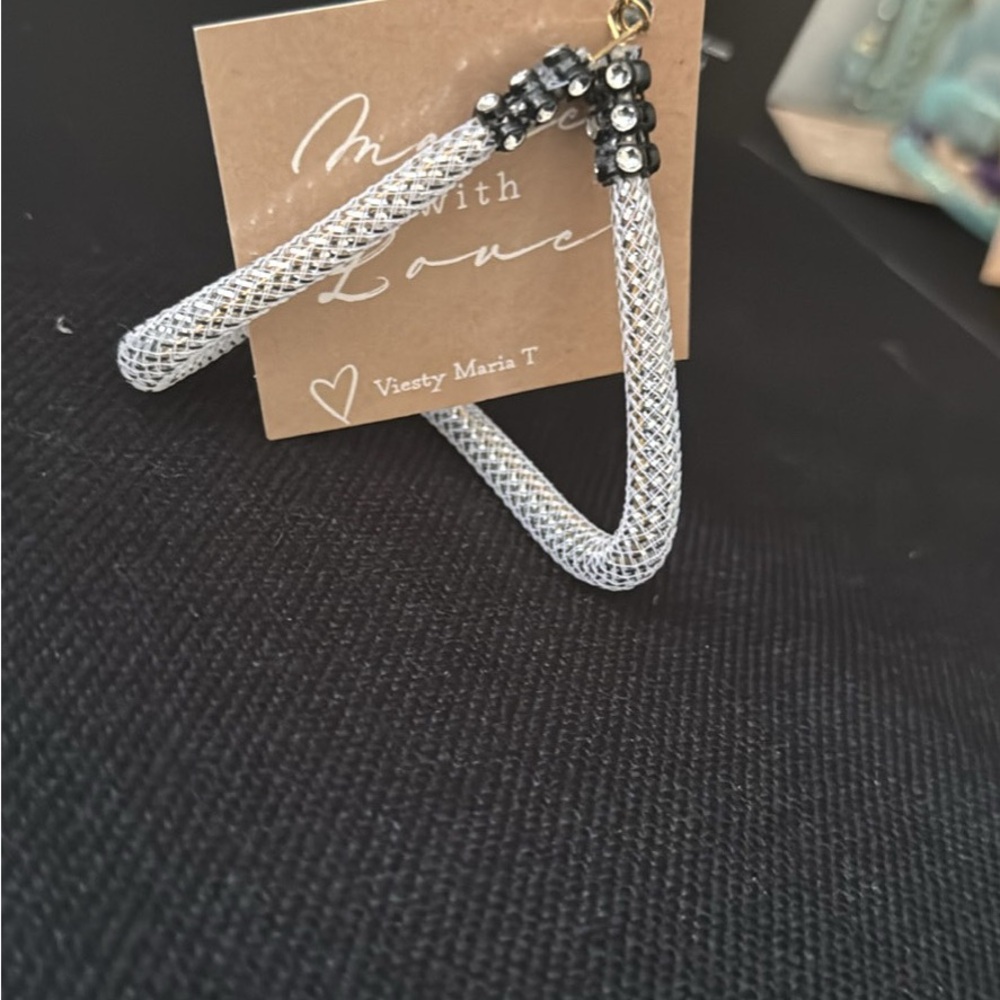 Silver Mesh Earrings